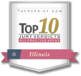 Top 10 Verdicts Badge